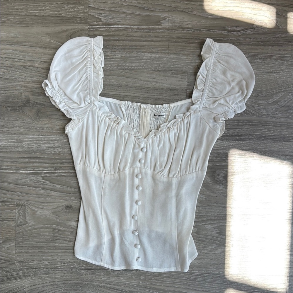 Reformation White Top